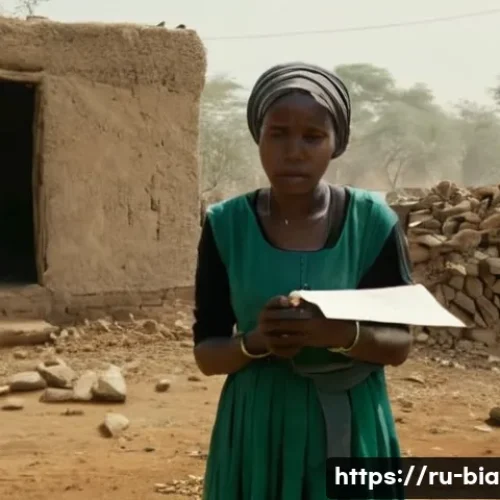 비아프라 전쟁 당시 언론 통제 - **Prompt:** A poignant scene depicting a solitary, determined journalist (male or female) in a war-t...