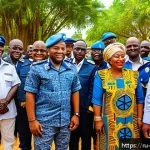 비아프라 전쟁과 아프리카 연합 AU - A diverse group of African community leaders and peacekeepers engaged in a lively reconciliation mee...