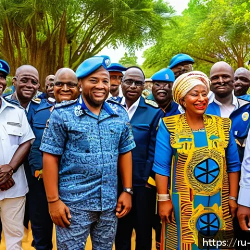 비아프라 전쟁과 아프리카 연합 AU - A diverse group of African community leaders and peacekeepers engaged in a lively reconciliation mee...
